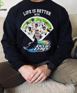 Life Is Better With Tampa Bay Devilrays Signatures Shirt