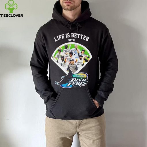 Life Is Better With Tampa Bay Devilrays Signatures Shirt