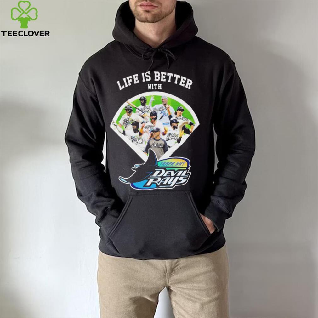 Life Is Better With Tampa Bay Devilrays Signatures Shirt Life Is Better With Tampa Bay Devilrays Signatures Shirt