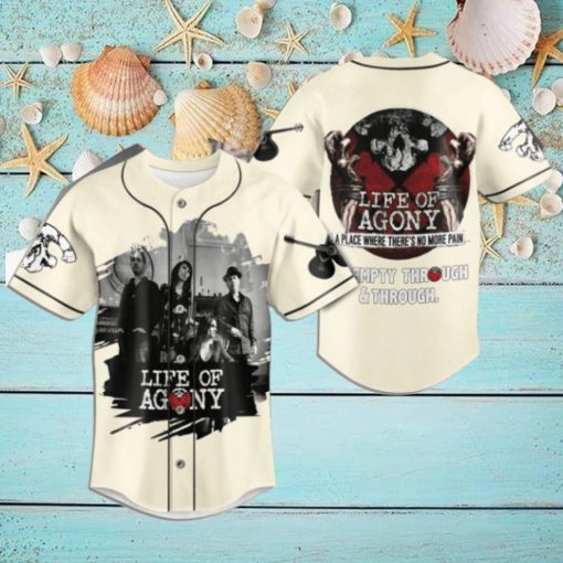 Life Of Agony Custom Baseball Jersey