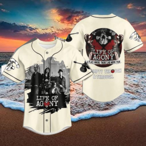 Life Of Agony Custom Baseball Jersey