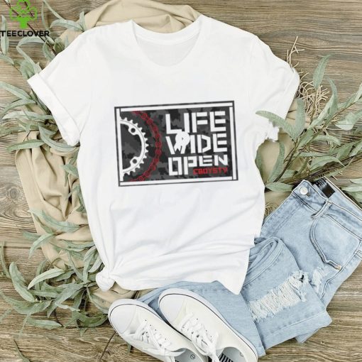 Life Wide Open Chain & Sprocket shirt