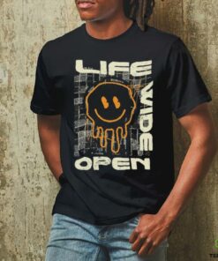 Life Wide Open Icon Smiley Cboystv T shirts
