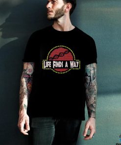 Life finds a way Dino DNA Typography shirt