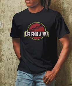 Life finds a way Dino DNA Typography shirt