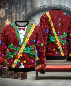 Light Christmas Ugly Christmas Sweater Funny Gift For Men And Women Family Holidays