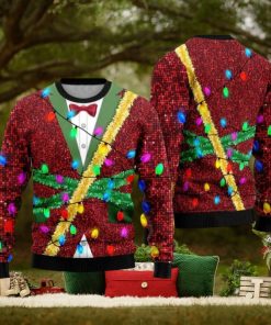 Light Christmas Ugly Christmas Sweater Funny Gift For Men And Women Family Holidays