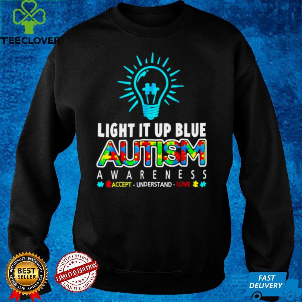 Light It Up Blue Autism Awareness Shirt Puzzle Piece Ribbon shirt Light It Up Blue Autism Awareness Shirt Puzzle Piece Ribbon shirt