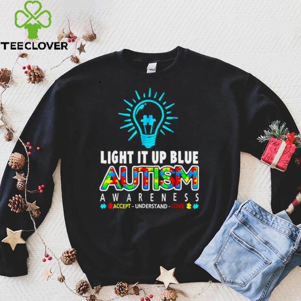 Light It Up Blue Autism Awareness Shirt Puzzle Piece Ribbon shirt Light It Up Blue Autism Awareness Shirt Puzzle Piece Ribbon shirt