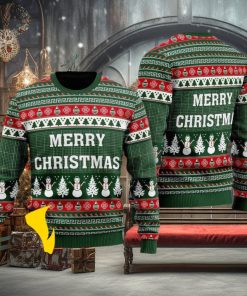 Light Up Merry Christmas Ugly Sweater 3D