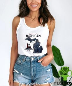 Lighthouses of Michigan Round Island Lighthouse retro shirt 3 Lighthouses of Michigan Round Island Lighthouse retro shirt