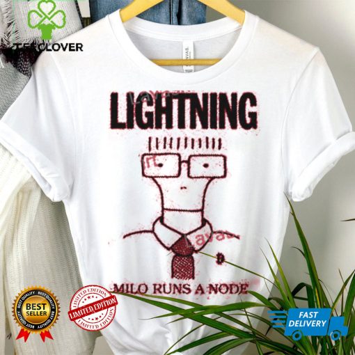 Lightning Store Milo Runs A Node Sweathoodie, sweater, longsleeve, shirt v-neck, t-shirt