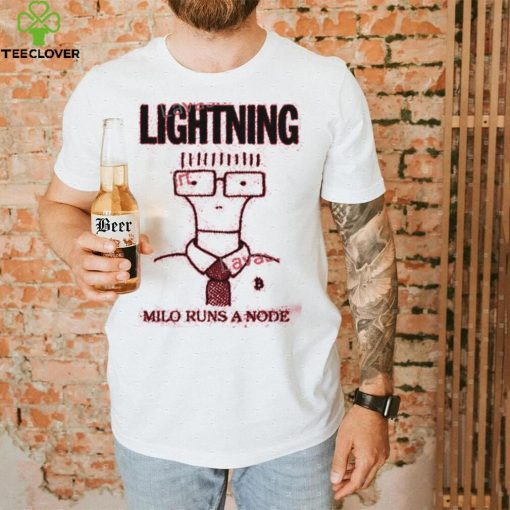 Lightning Store Milo Runs A Node Sweathoodie, sweater, longsleeve, shirt v-neck, t-shirt