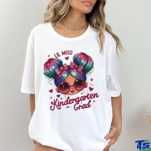 Lil Miss Kindergarten Grad Graduation Last Day Kindergarten Shirt