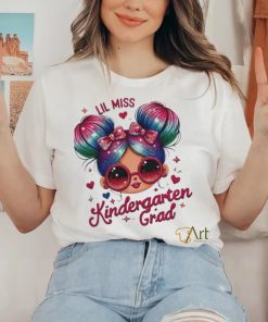 Lil Miss Kindergarten Grad Graduation Last Day Kindergarten Shirt