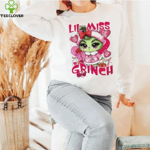 Lil Miss Stank Stunk Grinch Pink Valentine T hoodie, sweater, longsleeve, shirt v-neck, t-shirt