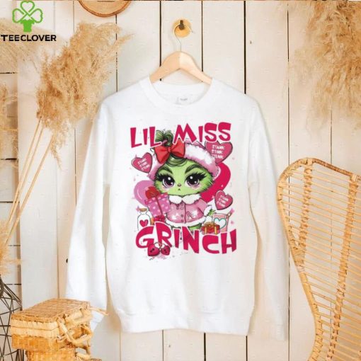 Lil Miss Stank Stunk Grinch Pink Valentine T hoodie, sweater, longsleeve, shirt v-neck, t-shirt