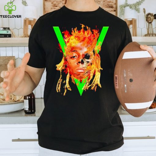 Lil Wayne face flames hoodie, sweater, longsleeve, shirt v-neck, t-shirt