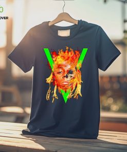 Lil Wayne face flames hoodie, sweater, longsleeve, shirt v-neck, t-shirt