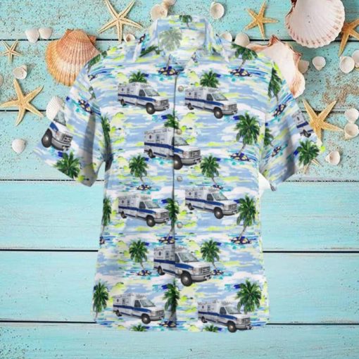 Lillington North Carolina Harnett County Emergency Services Hawaiian Shirt