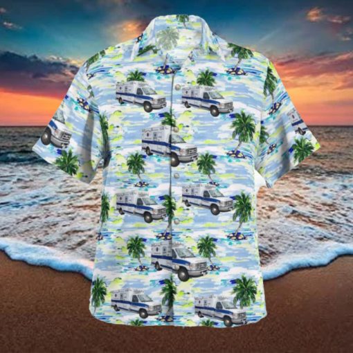 Lillington North Carolina Harnett County Emergency Services Hawaiian Shirt