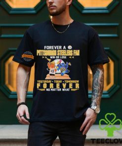 Lilo And Stitch Football Forever A Pittsburgh Steelers Fan 2024 Shirt