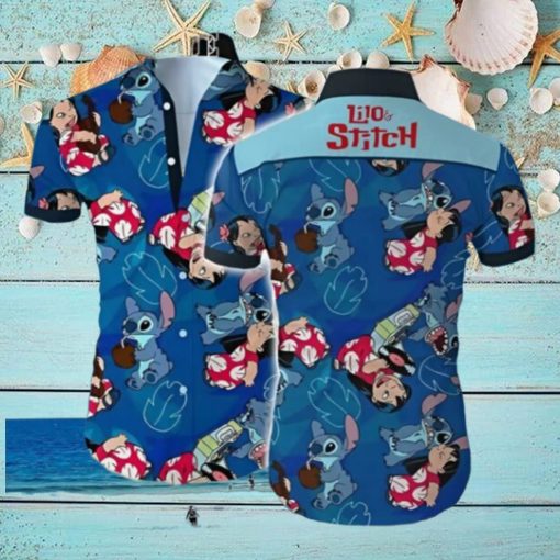 Lilo And Stitch Hawaiian Shirt Cartoon Gift For Beach Lovers