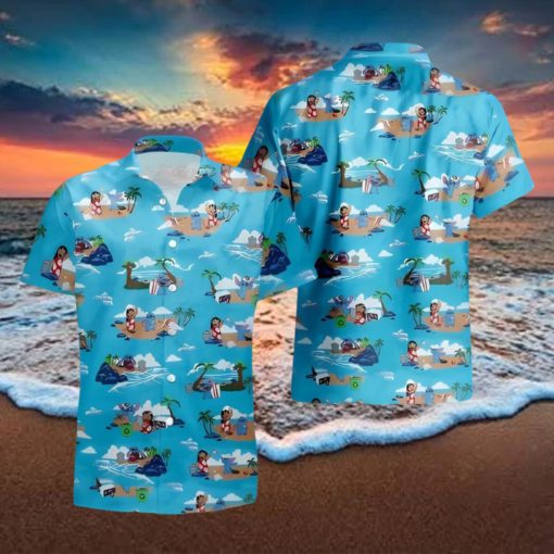 Lilo And Stitch Hawaiian Shirt Island Pattern Disney Birthday Gift For Adults