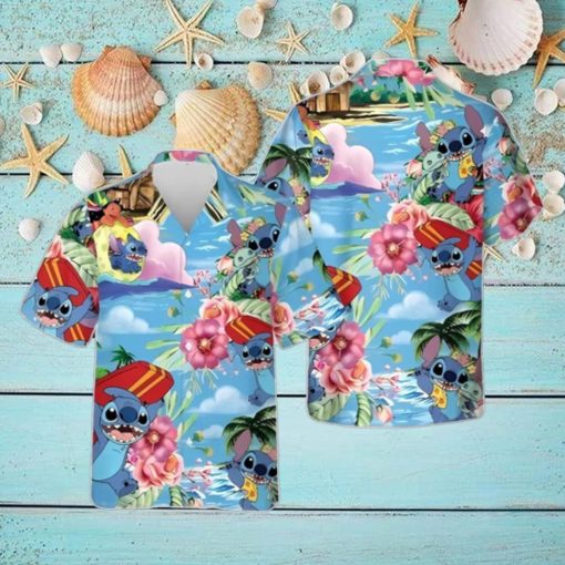 Lilo And Stitch Hawaiian Shirt Unique Gift Holiday Gift For Surfers