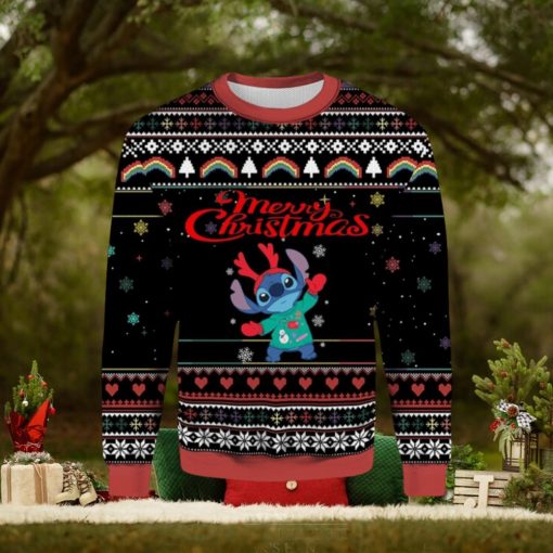 Lilo And Stitch Merry Christmas Ugly Christmas Sweater