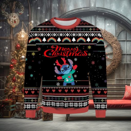 Lilo And Stitch Merry Christmas Ugly Christmas Sweater
