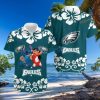 Lilo And Stitch NFL Philadelphia Eagles Hawaiian Shirt Disney Aloha Shirt