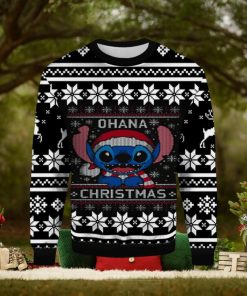 Lilo And Stitch Ohana Ugly Christmas Sweater