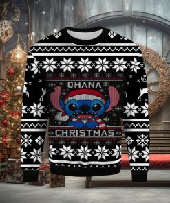 Lilo And Stitch Ohana Ugly Christmas Sweater