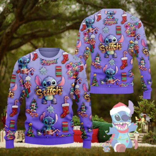 Lilo & Stitch Angel Ugly Christmas Sweater