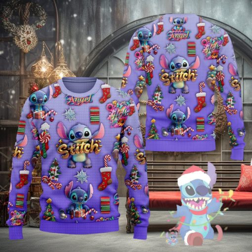 Lilo & Stitch Angel Ugly Christmas Sweater