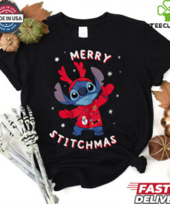 Lilo Stitch Merry Stitchmas Christmas T Shirt 3 Lilo Stitch Merry Stitchmas Christmas T Shirt