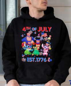 Lilo and Stitch Disney Happy 4th of July est 1776 shirt 1 Lilo and Stitch Disney Happy 4th of July est 1776 shirt
