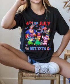 Lilo and Stitch Disney Happy 4th of July est 1776 shirt 2 Lilo and Stitch Disney Happy 4th of July est 1776 shirt