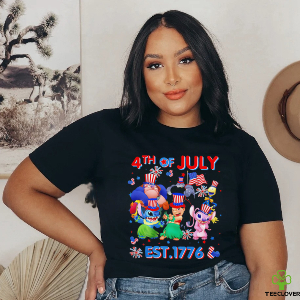 Lilo and Stitch Disney Happy 4th of July est 1776 shirt Lilo and Stitch Disney Happy 4th of July est 1776 shirt
