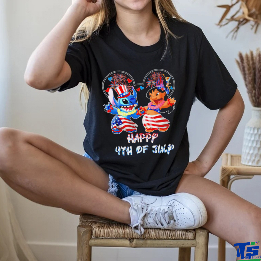 Lilo and Stitch Happy 4th of July Disney shirt Lilo and Stitch Happy 4th of July Disney shirt