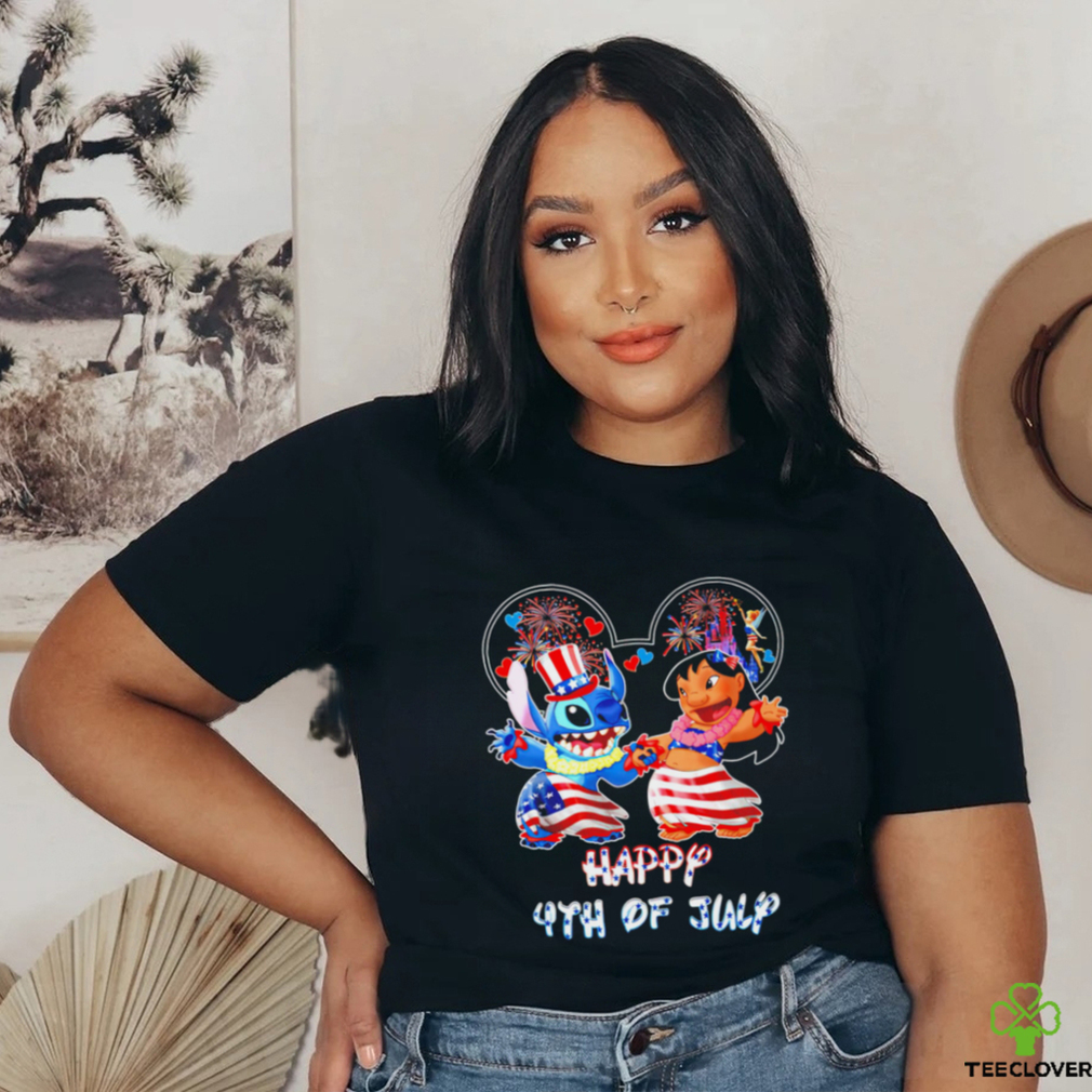 Lilo and Stitch Happy 4th of July Disney shirt Lilo and Stitch Happy 4th of July Disney shirt