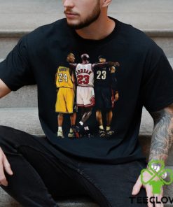Limited 3 Legends Basketball Kobe Lebron Michael Jordan Graphic Tee Unisex Retro Tees Sweatshirt