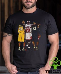Limited 3 Legends Basketball Kobe Lebron Michael Jordan Graphic Tee Unisex Retro Tees Sweatshirt