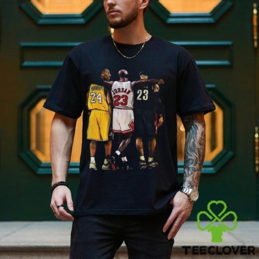 Limited 3 Legends Basketball Kobe Lebron Michael Jordan Graphic Tee Unisex Retro Tees Sweatshirt