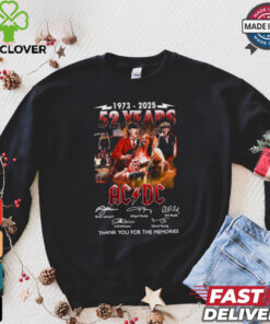 Limited Edition ACDC 52th Anniversary 2D T Shirt