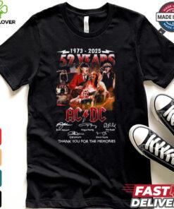 Limited Edition ACDC 52th Anniversary 2D T Shirt