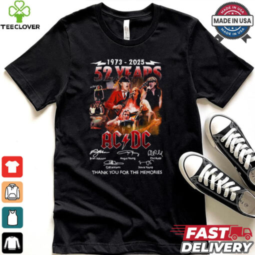 Limited Edition ACDC 52th Anniversary 2D T Shirt