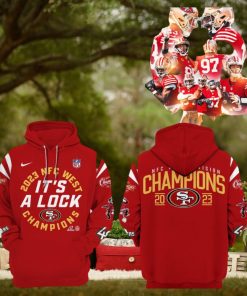 Limited Edition San Francisco 49ers NFC West Champions 2023 Hoodie, Longpants, Cap