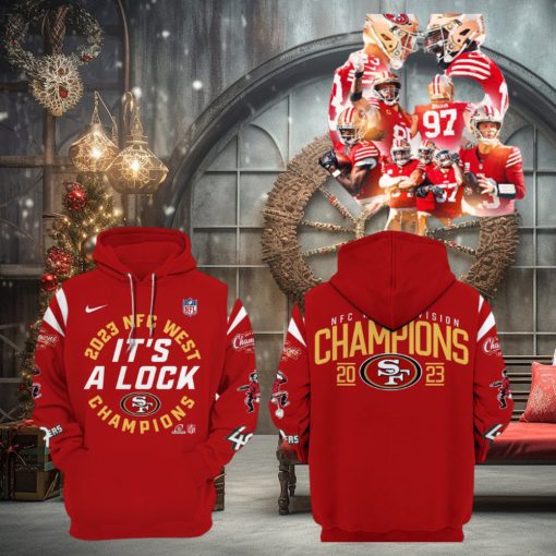Limited Edition San Francisco 49ers NFC West Champions 2023 Hoodie, Longpants, Cap